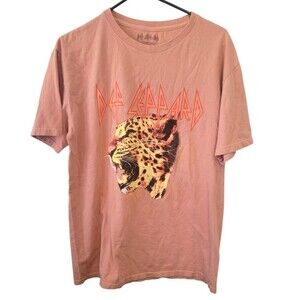 Def Leppard Graphic Band T-Shirt Size Medium